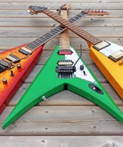 V Shaped Electric Guitars paint by numbers