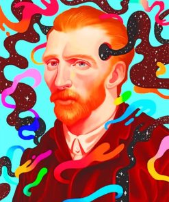 Vincent Van Gogh Illustration paint by numbers