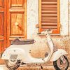 Vintage Motorcycle paint by numbers