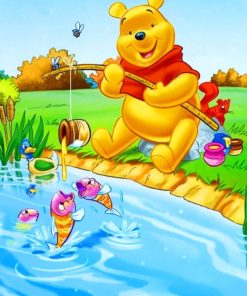 Winnie The Pooh Bear paint by numbers