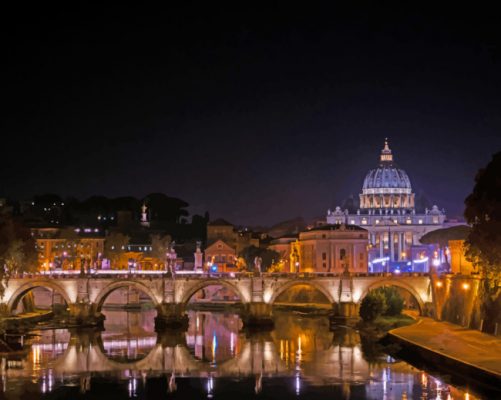 Saint Peter's Square painting by numbers