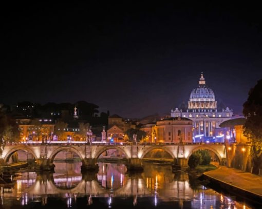 Saint Peter's Square painting by numbers