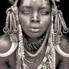 African Portrait paint by numbers