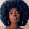 Afro Girl With Curly Hair painting by numbers