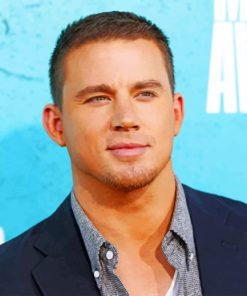 Channing Tatum American Actor paint by numbers