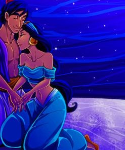 Aladdin And Jasmine Art painting by numbers