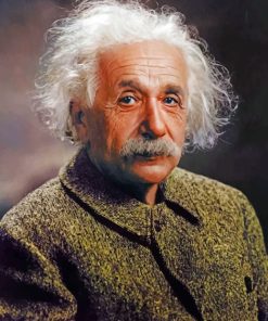 albert einstein portrait paint by numbers