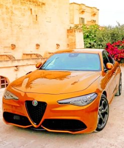 Alfa Romeo Giulia paint by numbers