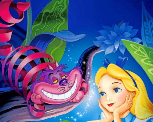Alice And Cheshire paint by numbers