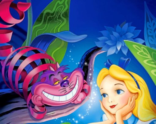 Alice And Cheshire paint by numbers