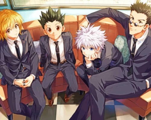 Hunter X Hunter Characters painting by numbers