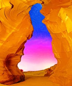 Antelope Canyon At Night paint by numbers