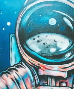 Astronaut Graffiti paint by numbers