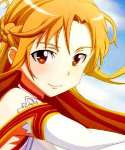 Asuna Yuuki painting by numbers