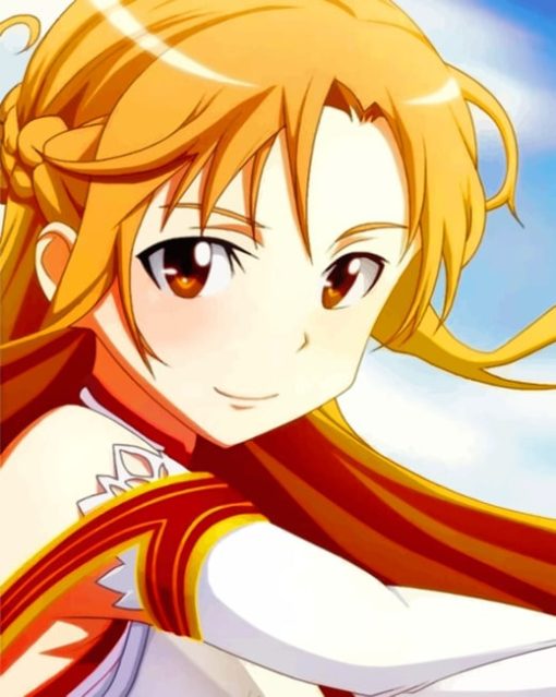 Asuna Yuuki painting by numbers