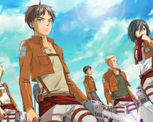 Attack On Titan Members paint by numbers