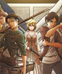 Attack On Titan Team paint by numbers