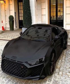 Black Car Audi R8 painting by numbers