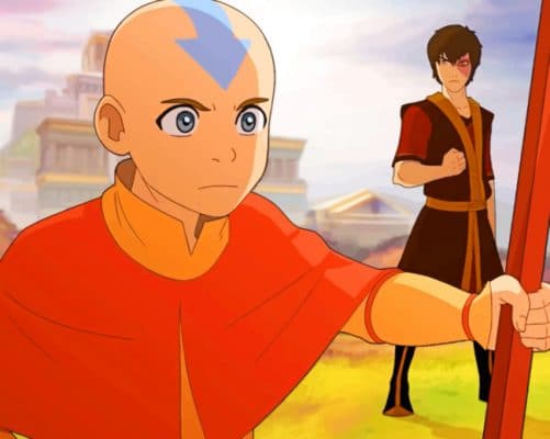 Avatar The Last Air Bender paint by numbers