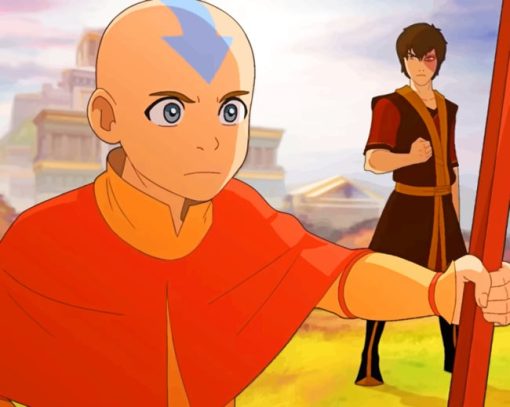 Avatar The Last Air Bender paint by numbers