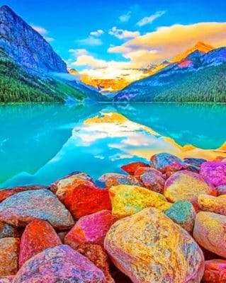 Banff National Park paint by numbers