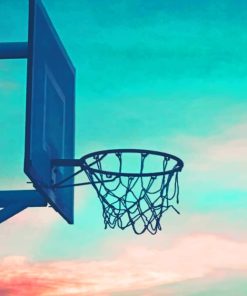 Basketball Hoop paint by numbers