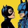 Batman And Cat woman Pop Art painting by numbers