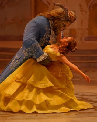 Beauty And The Beast Dancing painting by numbers