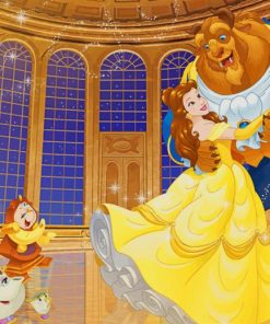 Beauty And The Beast Dancing painting by numbers