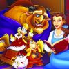 The Beauty And The Beast Reading paint by numbers