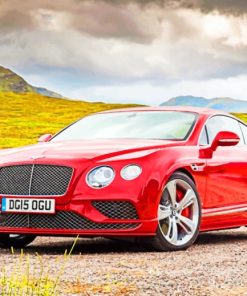 Bentley Continenta painting by numbers