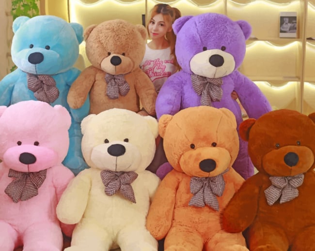 Big Sized Teddy Bears paint by numbers