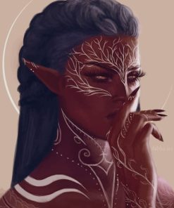 Black Elf Art paint by numbers