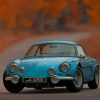 Blue Alpine Car paint by numbers