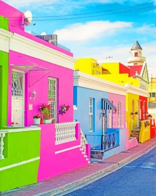 Bo-Kaap Cape Town painting by numbers