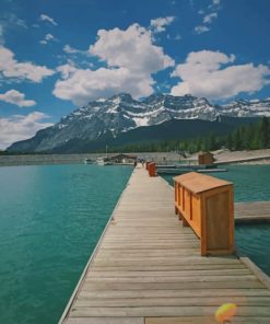 Board Walk On The Water paint by numbers