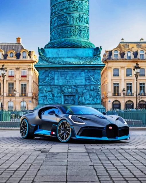 Bugatti Divo painting by numbers