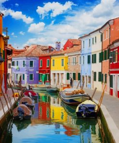 Burani Italy Venice painting by numbers