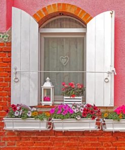 Crane's-Bill Plants painting by numbers