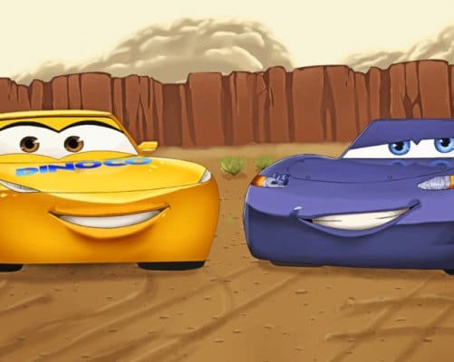 Cars 3 Deviantart painting by numbers