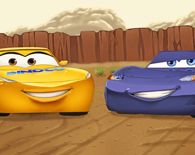 Cars 3 Deviantart painting by numbers