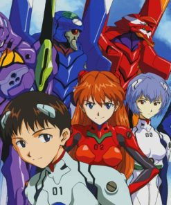 Neon Genesis Evangelion paint by numbers