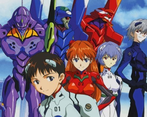 Neon Genesis Evangelion paint by numbers
