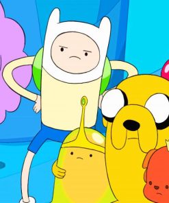 Adventure Time Cartoon paint by numbers