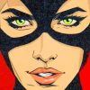 Cat Woman painting by numbers