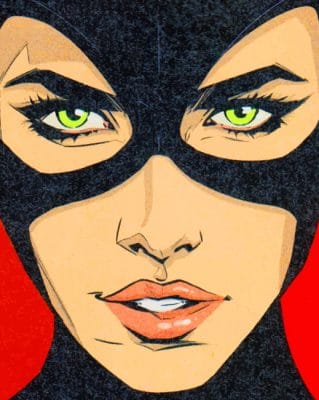 Cat Woman painting by numbers