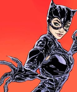 Catwoman Anime paint by numbers