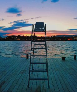 Chair On The Lake paint by numbers