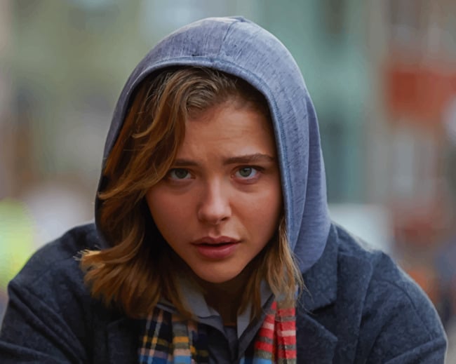 Chloe Mortez American Actress paint by numbers
