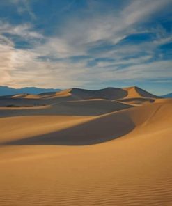 Cloudy Desert Landscape paint by numbers